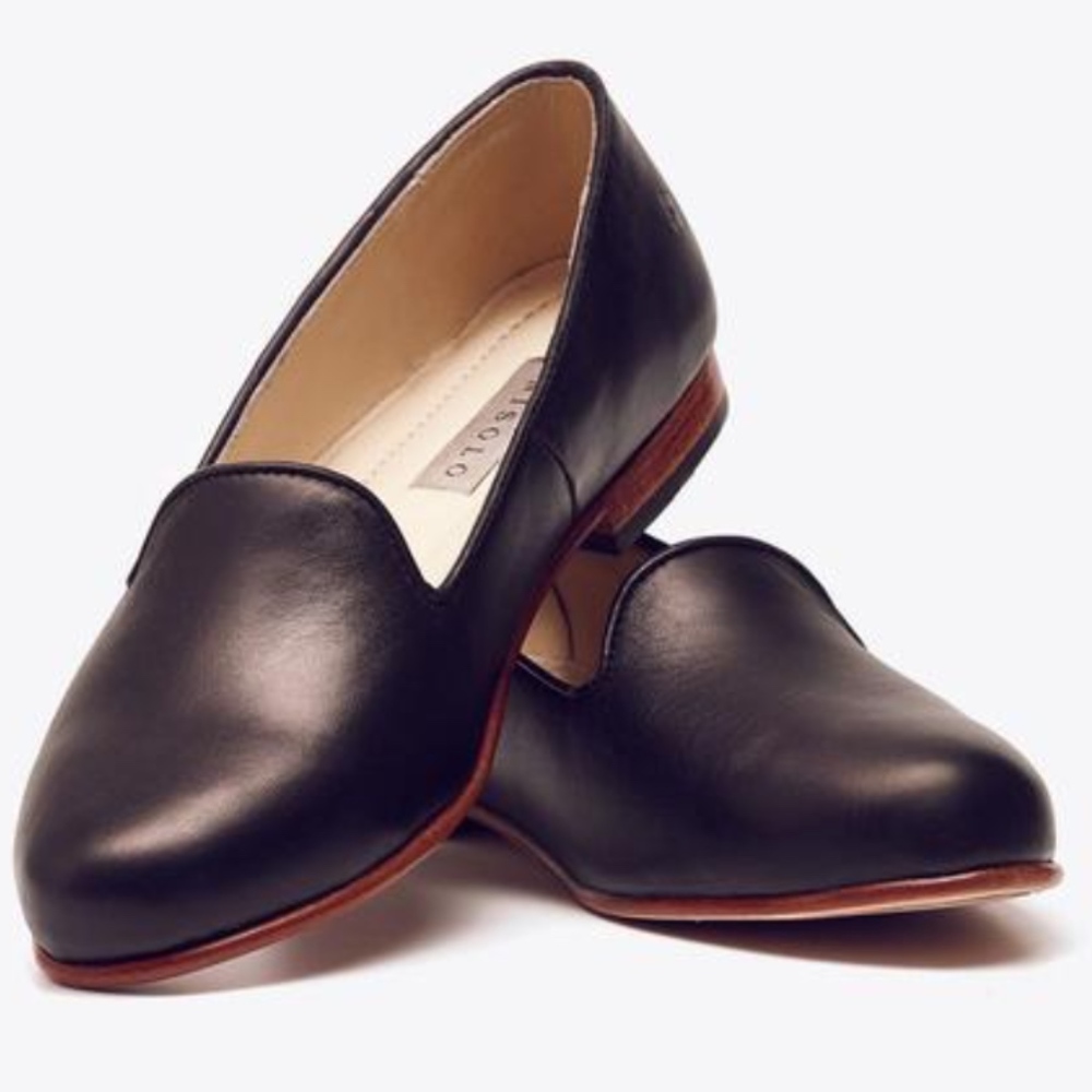 Nisolo Smoking Shoe Loafers in Brandy